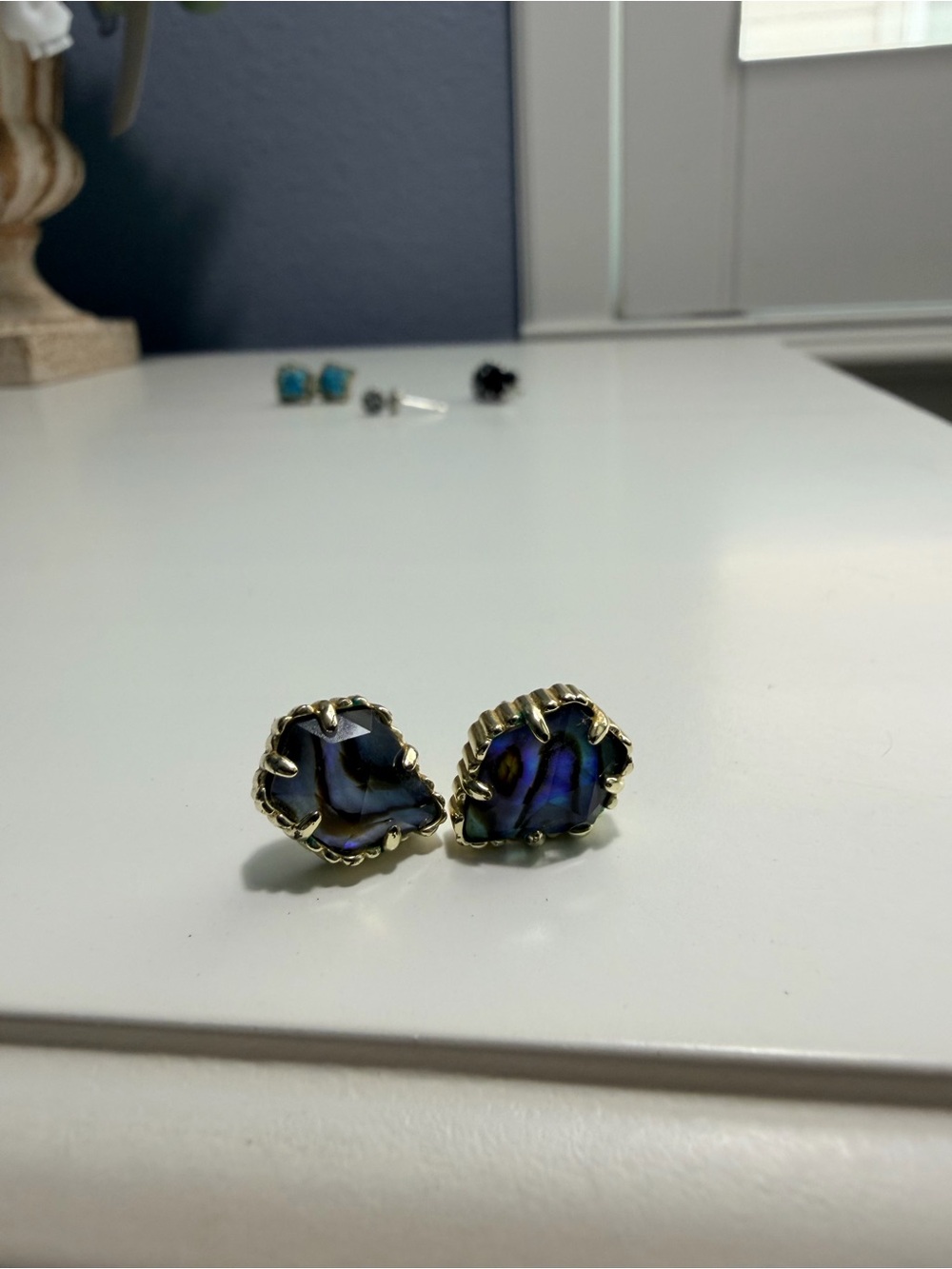 Assorted Women's Kendra Scott Stud Earrings - Turquoise, Purple, Black, Silver - Picture 2 of 5